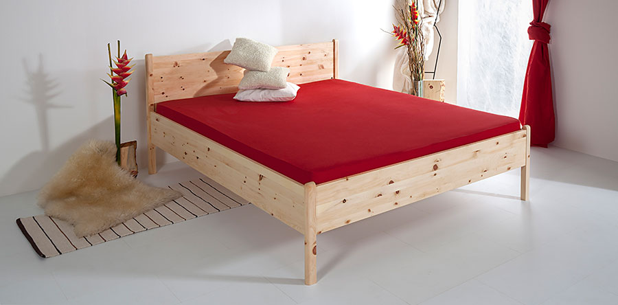 Massivholzbett Sunset